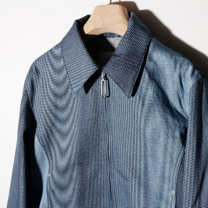 Mirage_ Bleach_Denim_Jacket / navy