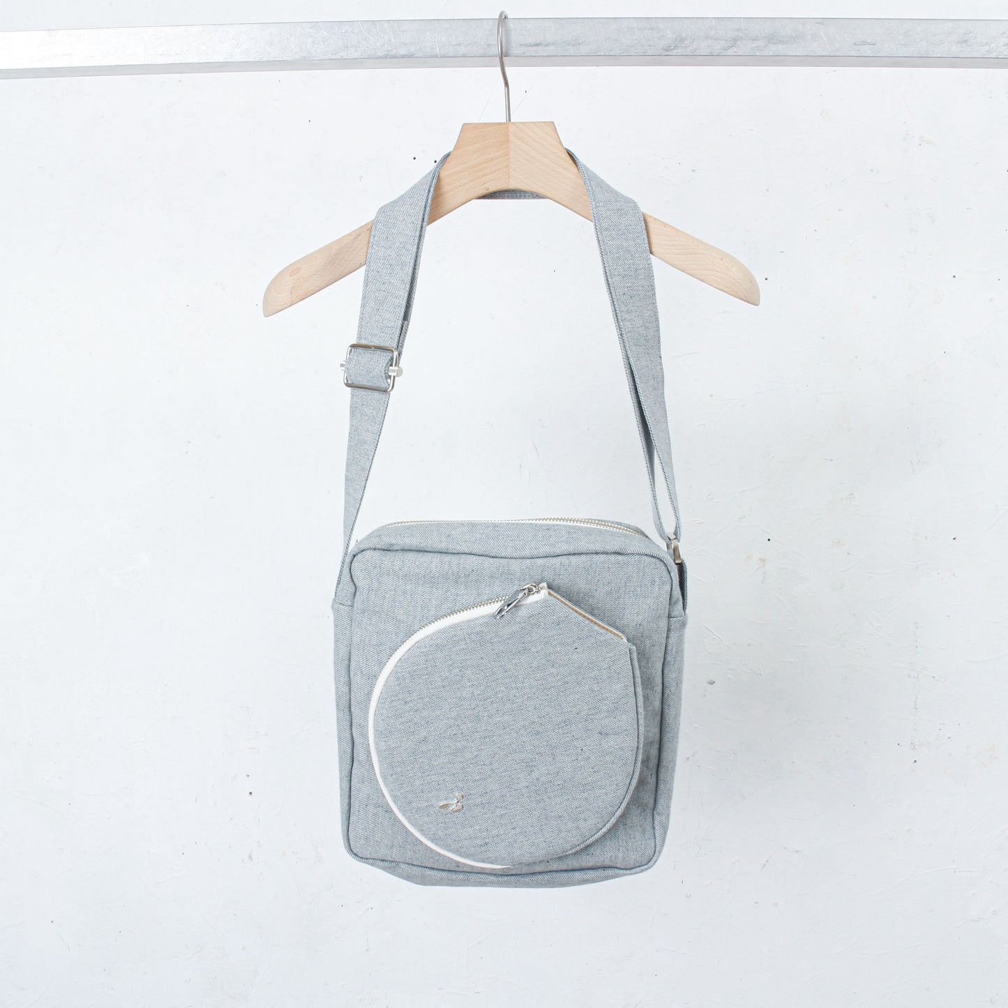 PING-PONG SQUARE BAG /sand blue