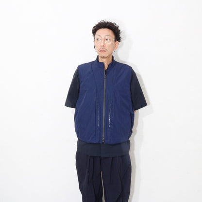HIDESIGN / Air Flow Vest/ navy<br>※受注生産商品となります