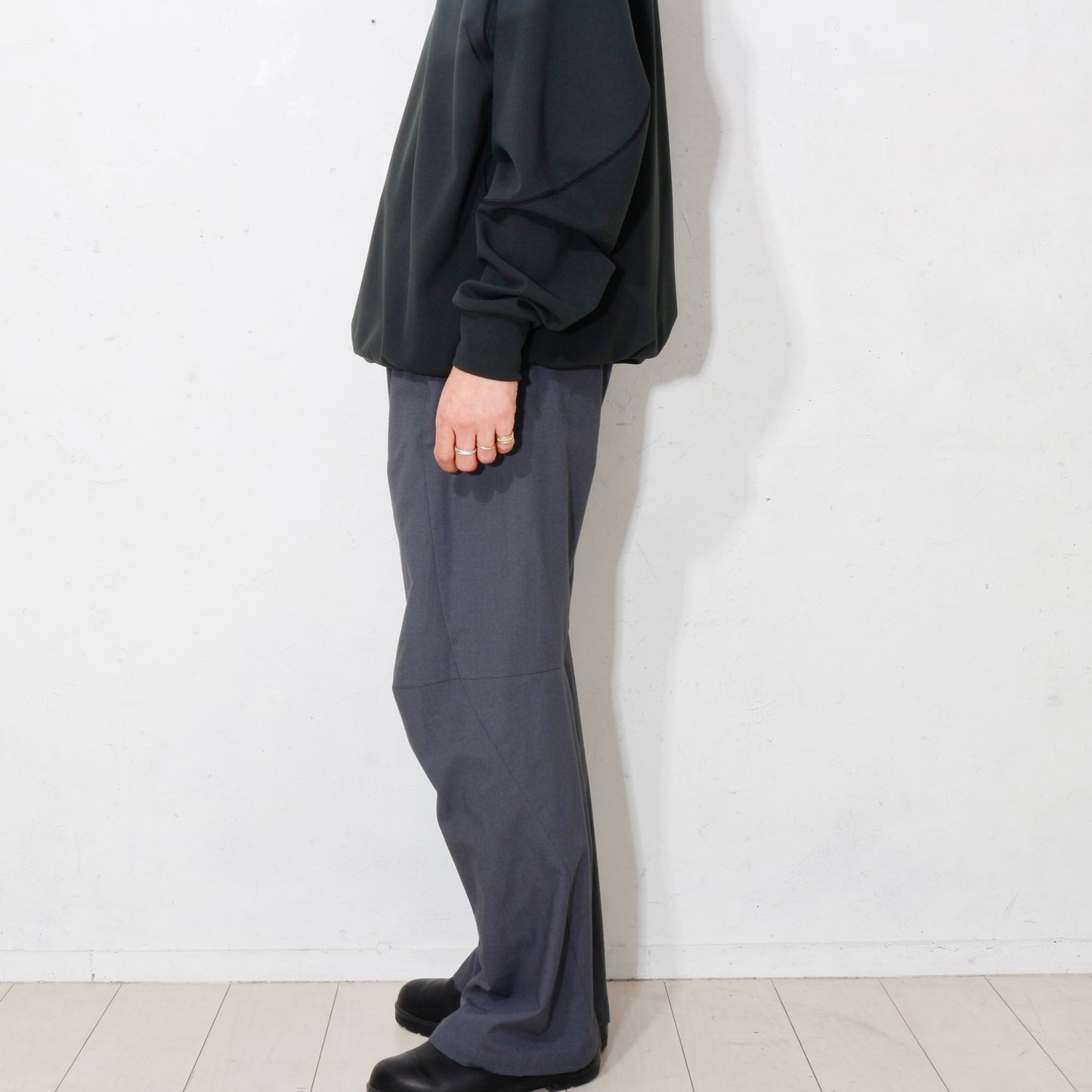 HIDESIGN / THE Constructor Pants / charcoal gray <br>※受注生産商品となります
