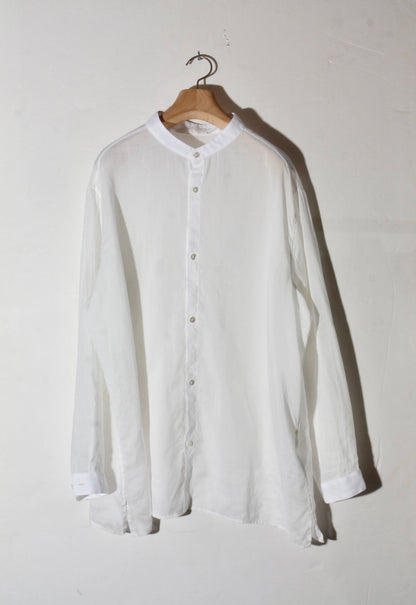 ラミーシルクシャツ /　白