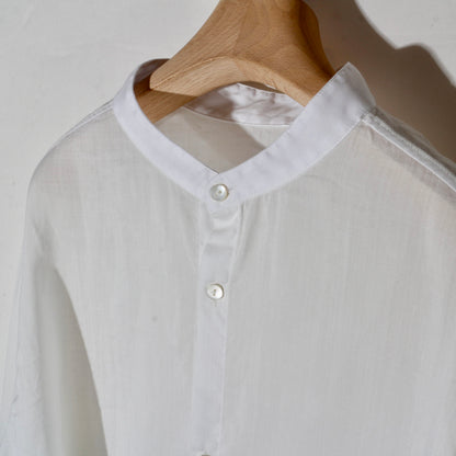 ラミーシルクシャツ /　白