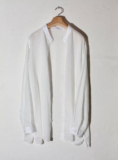 ラミーシルクシャツ /　白