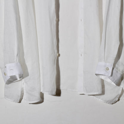 ラミーシルクシャツ /　白