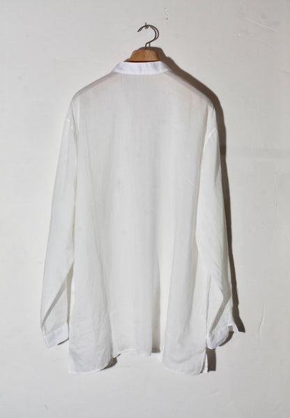 ラミーシルクシャツ /　白