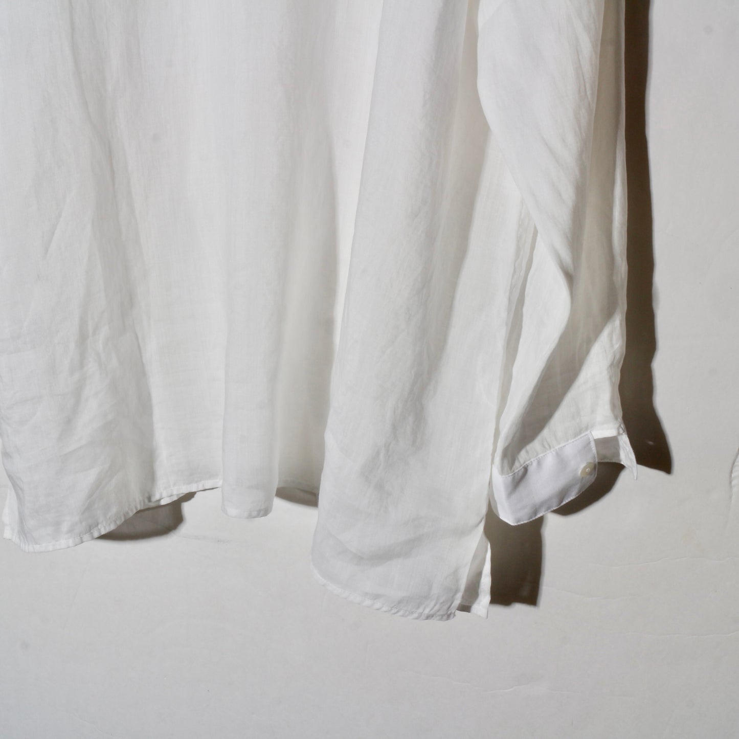 ラミーシルクシャツ /　白