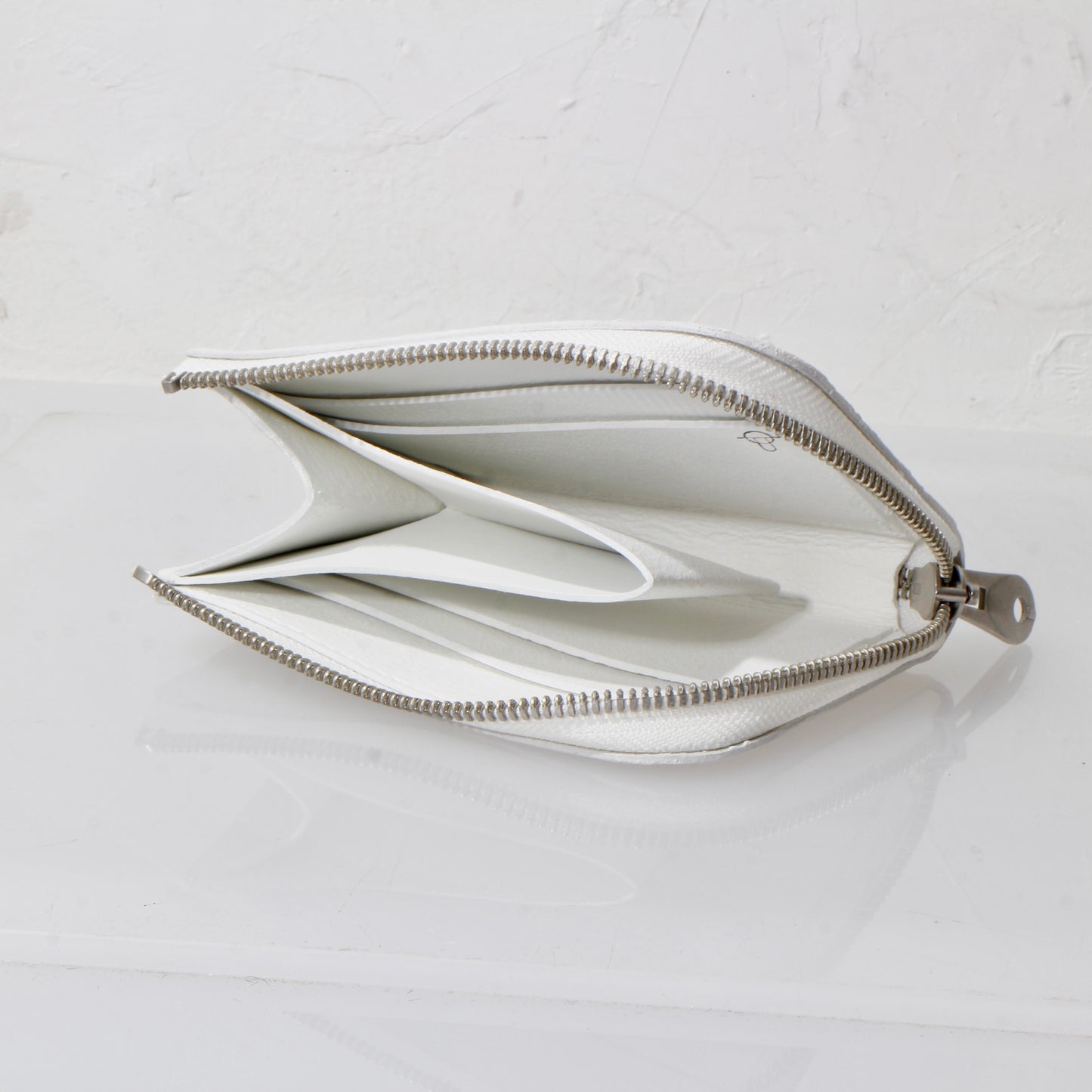 L字ジップ財布 /wh