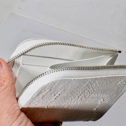 L字ジップ財布 /wh