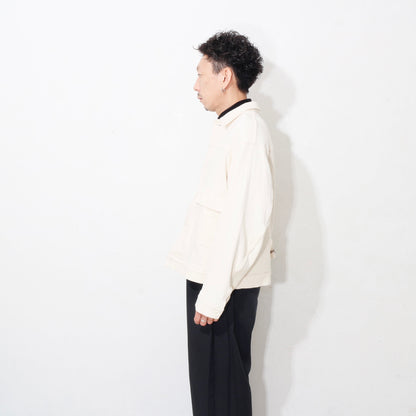 written by /thick twill denim jacket /natural