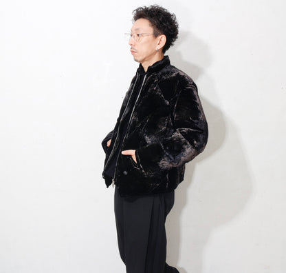 VICTORIAN SOFA DOWN JACKET / black