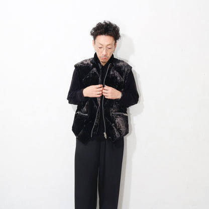 VICTORIAN SOFA DOWN JACKET / black