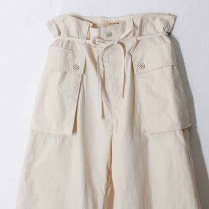 written by / multi pocket pants / natural
