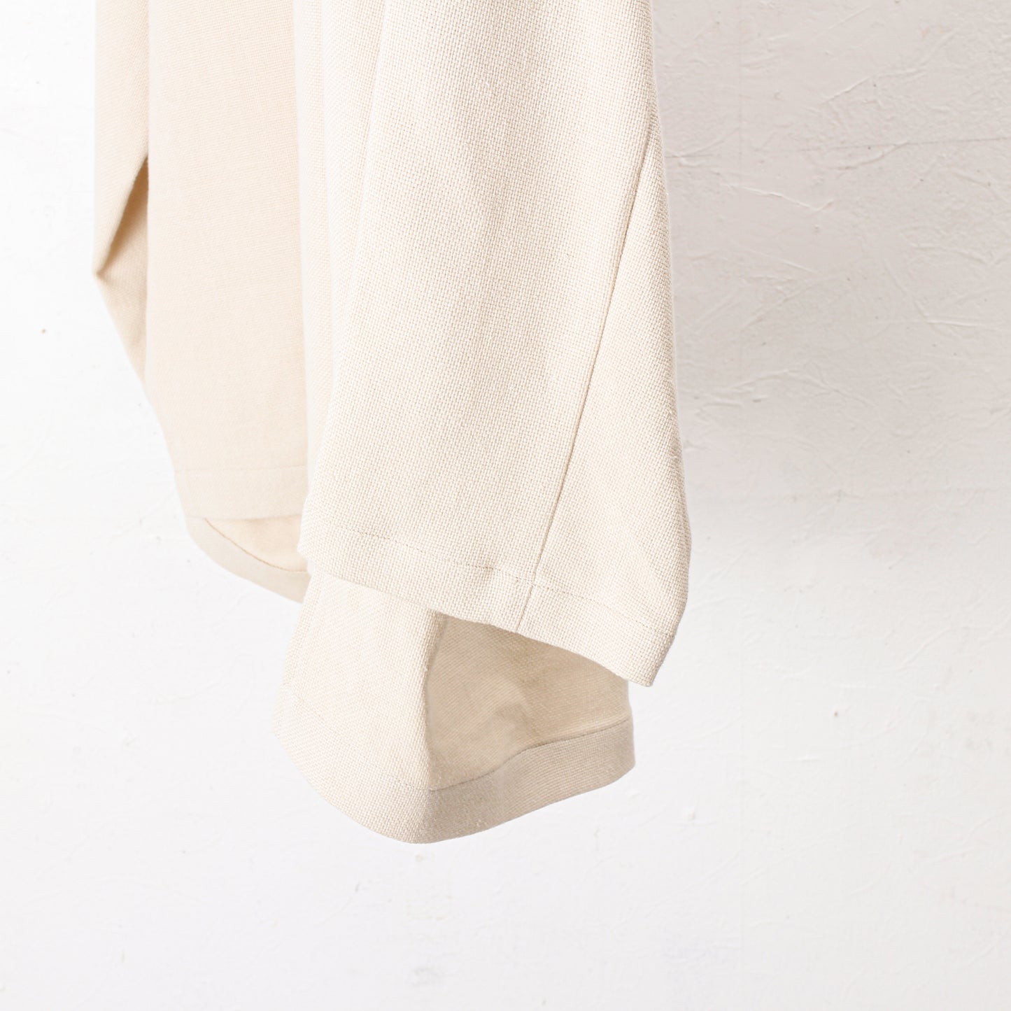 6ply KhadiCotton Long Pullover / off-white