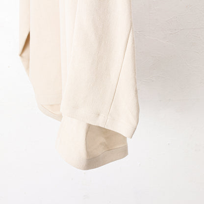 6ply KhadiCotton Long Pullover / off-white