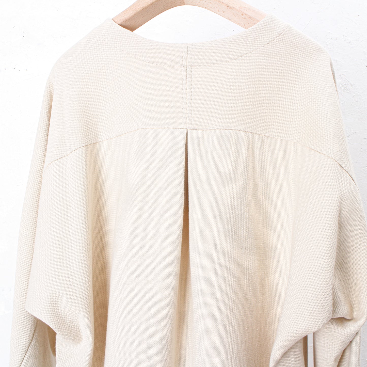 6ply KhadiCotton Long Pullover / off-white