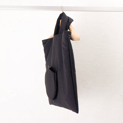 PING-PONG PADDED TOTE / black