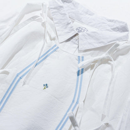 學蘭  /わすれなぐさパッチブラウス