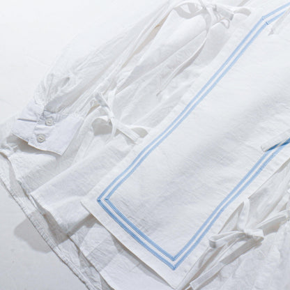 學蘭  /わすれなぐさパッチブラウス