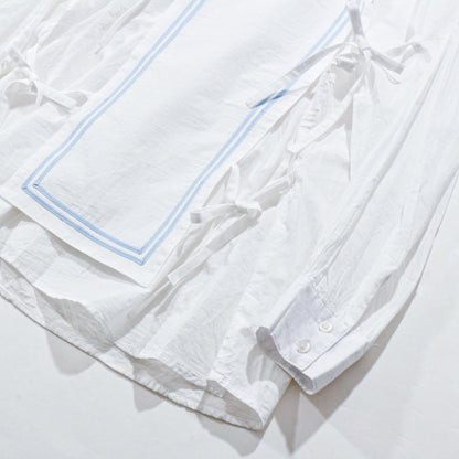 學蘭  /わすれなぐさパッチブラウス