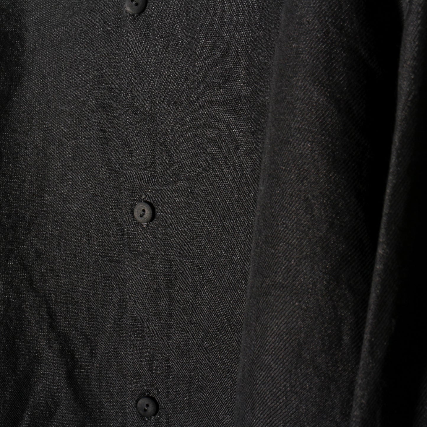 和紙大麻シャツ / 墨黒