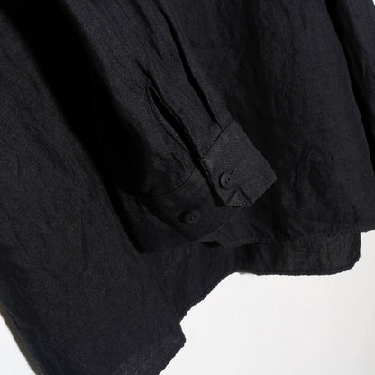 和紙大麻シャツ / 墨黒