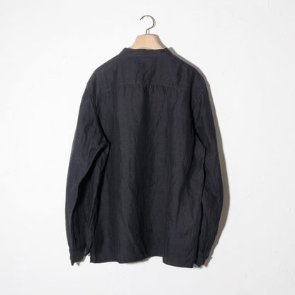 和紙大麻シャツ / 墨黒