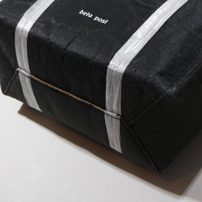 cardboard tote bag / bk