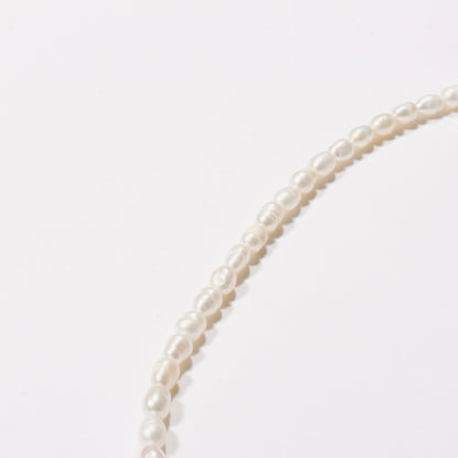 Orbit  Watch necklace / pearl