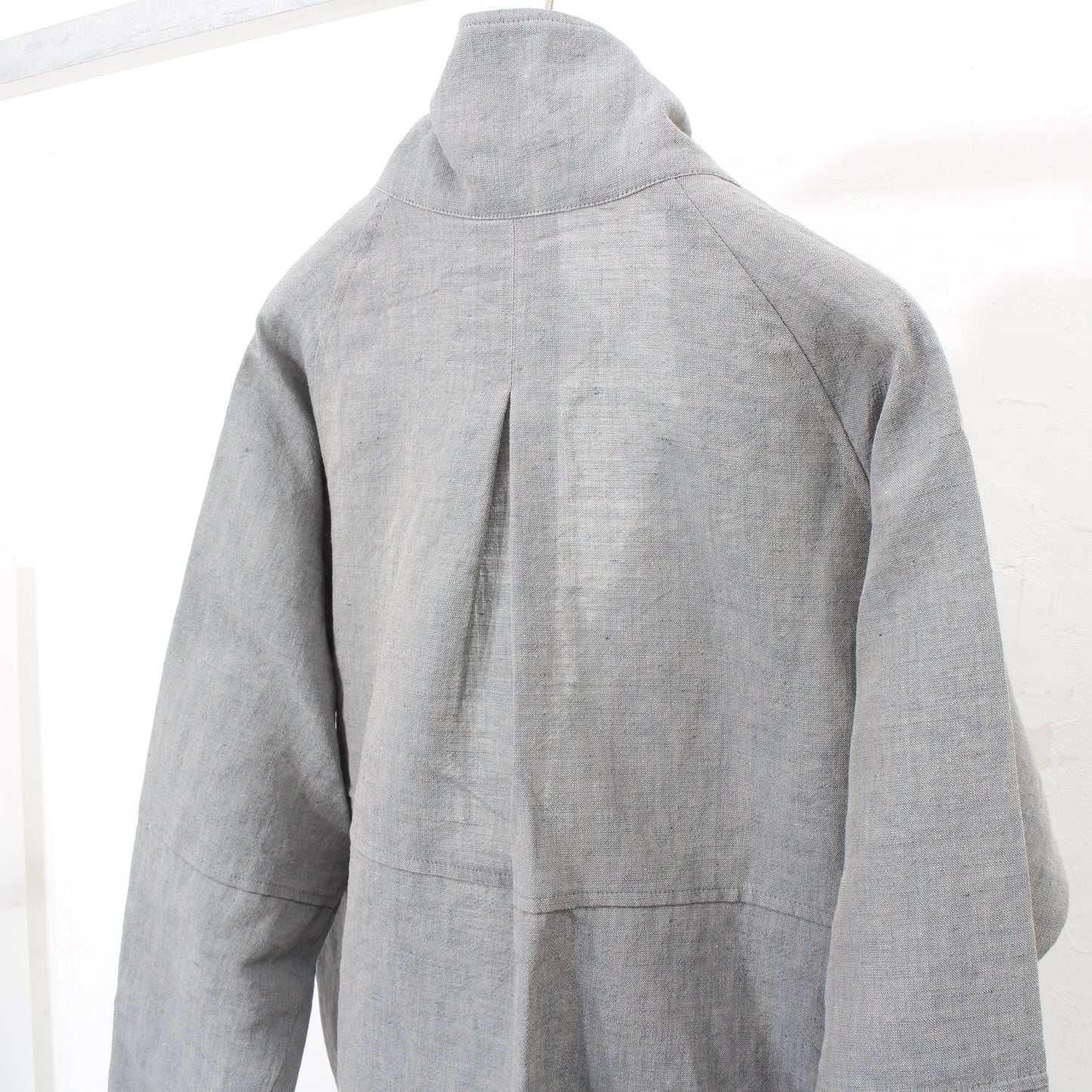 Linenwool Track Jacket  / saxblue