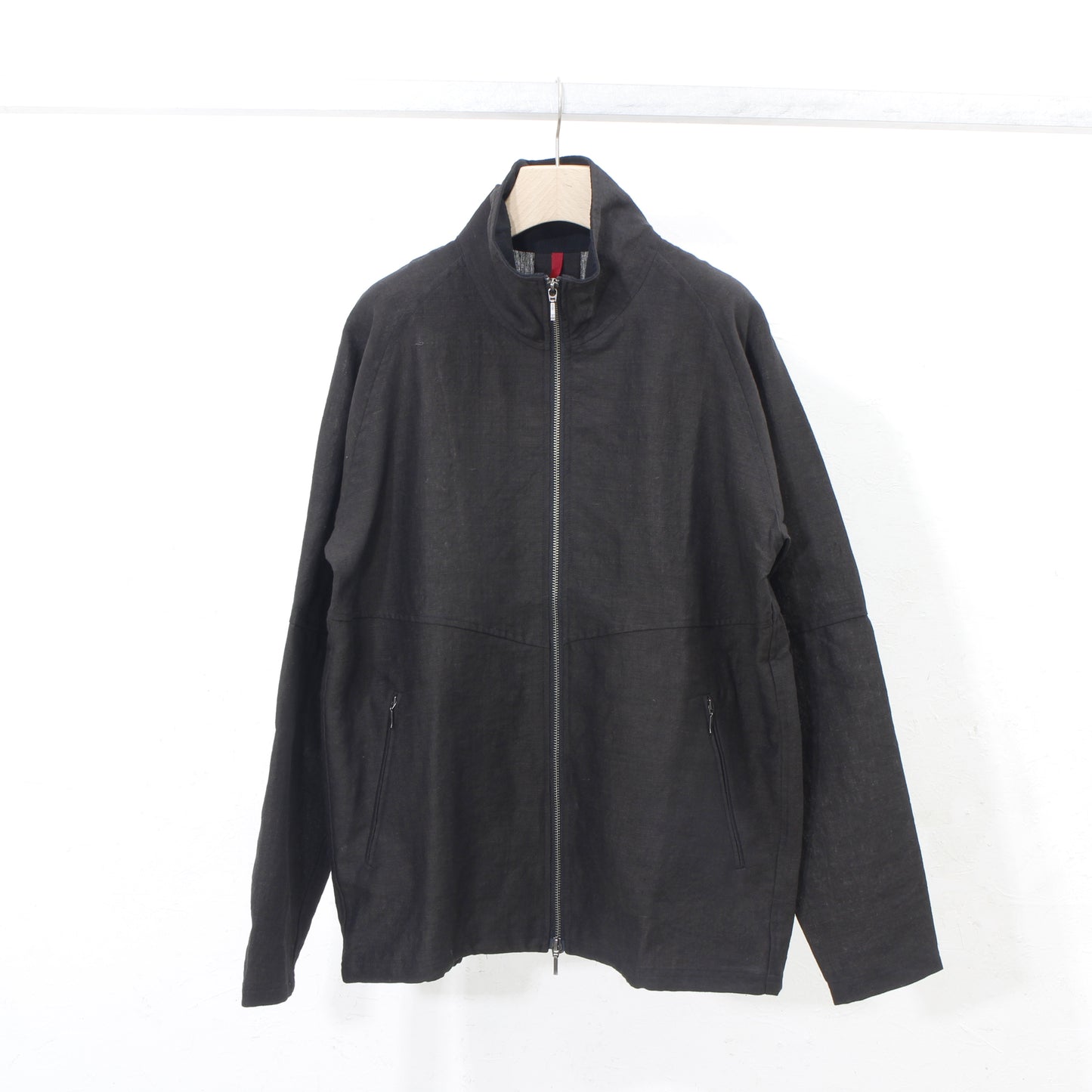 Linenwool Track Jacket  / black