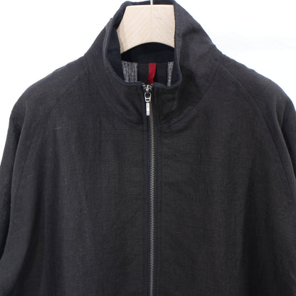 Linenwool Track Jacket  / black