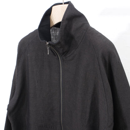 Linenwool Track Jacket  / black