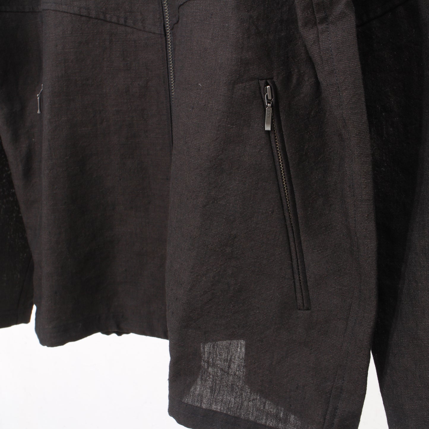 Linenwool Track Jacket  / black