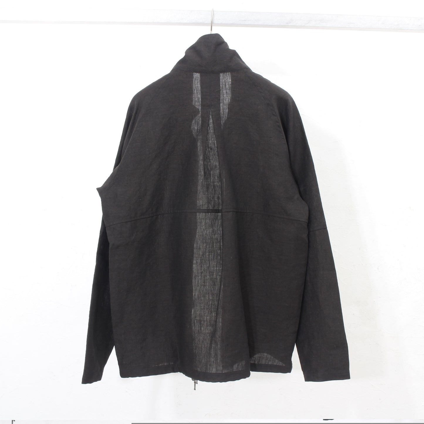 Linenwool Track Jacket  / black