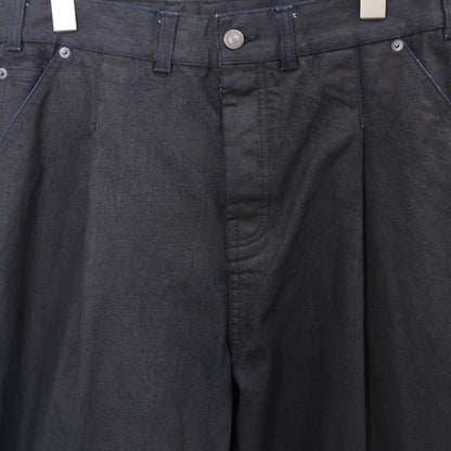 Sumi-Coating indigo Denim Pants / Sumi-black