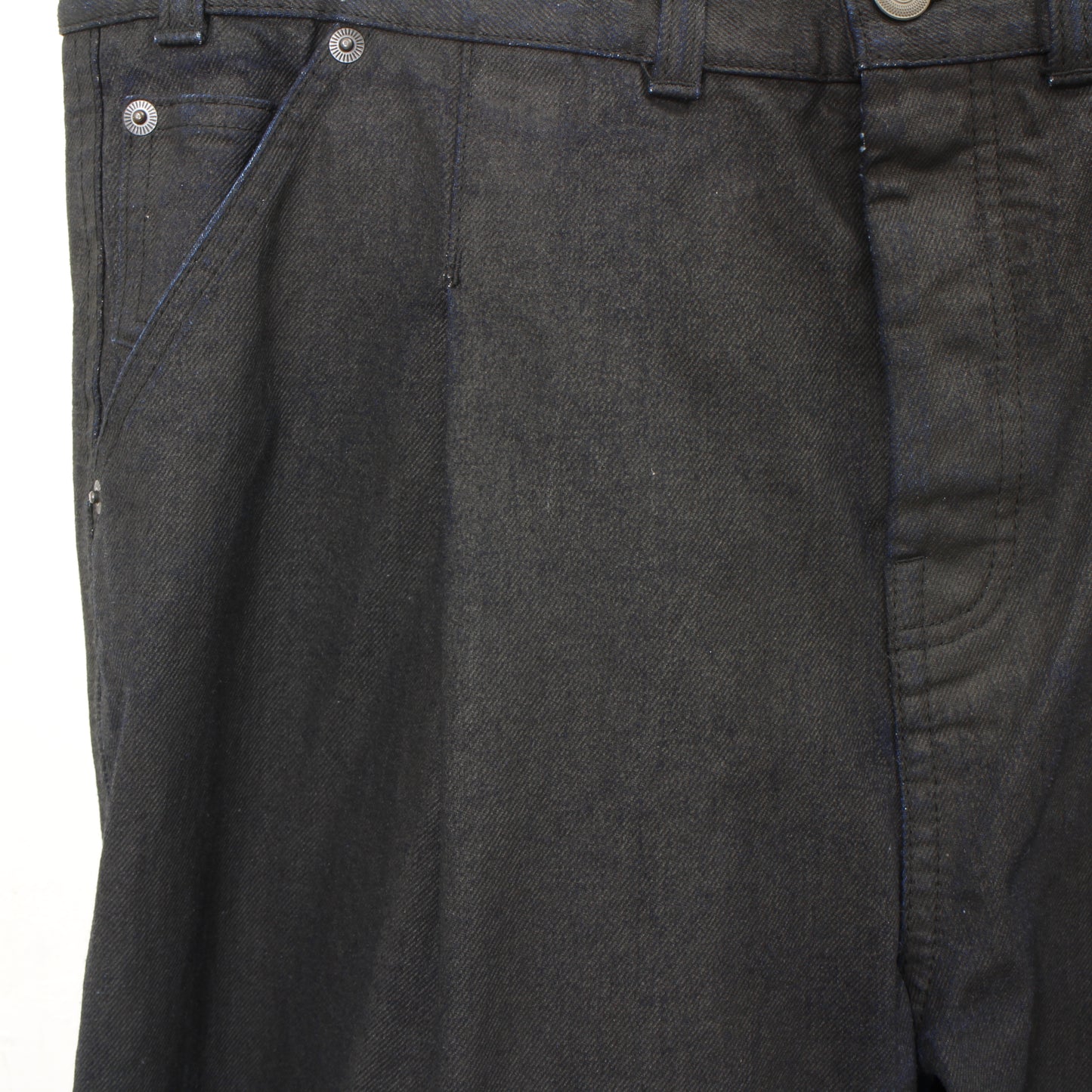 Sumi-Coating indigo Denim Pants / Sumi-black