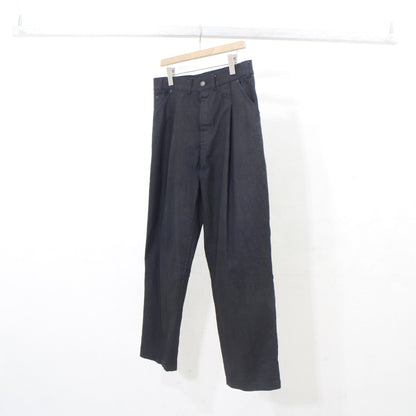 Sumi-Coating indigo Denim Pants / Sumi-black