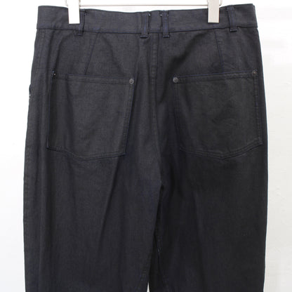 Sumi-Coating indigo Denim Pants / Sumi-black