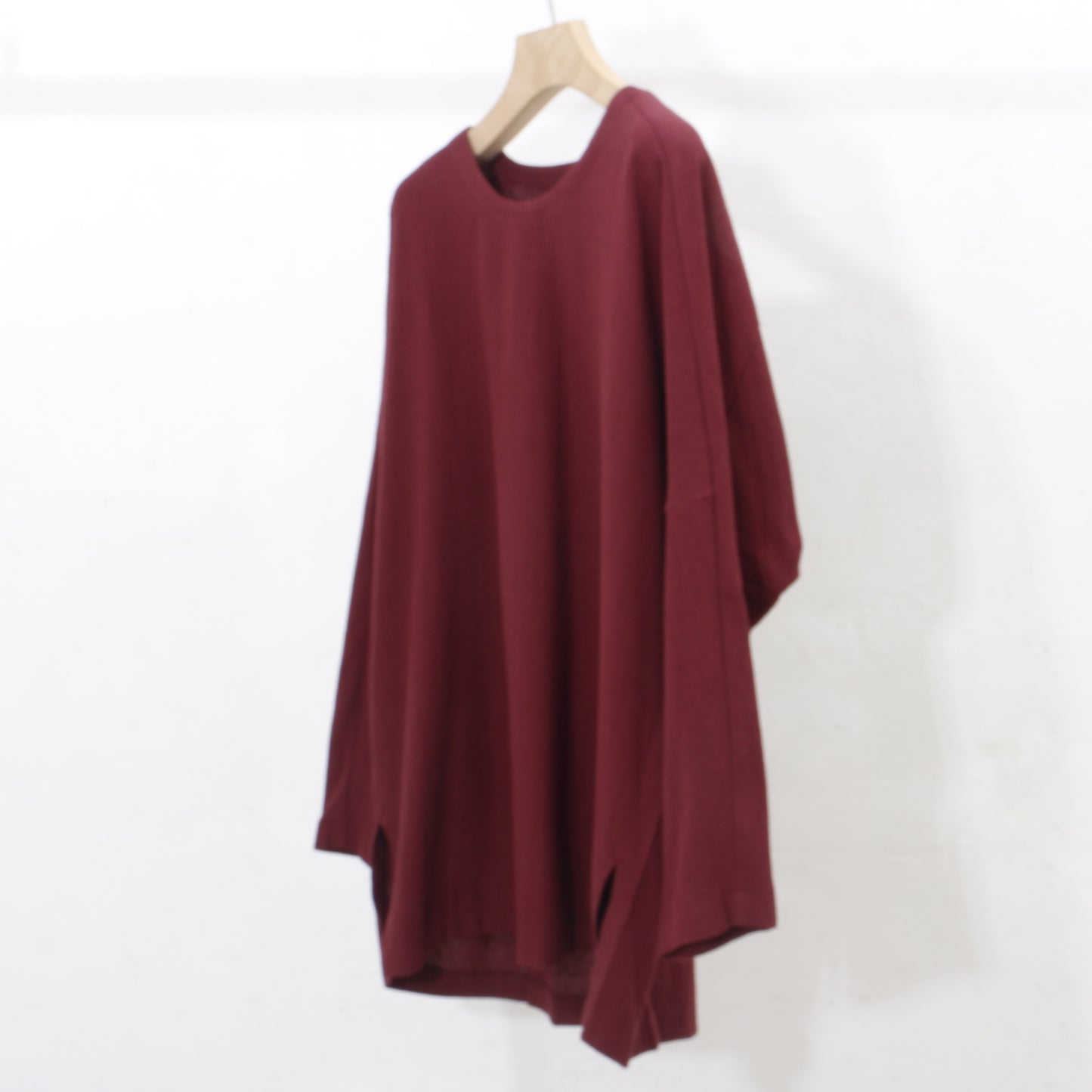 Amunzen Long Pullover / wine red