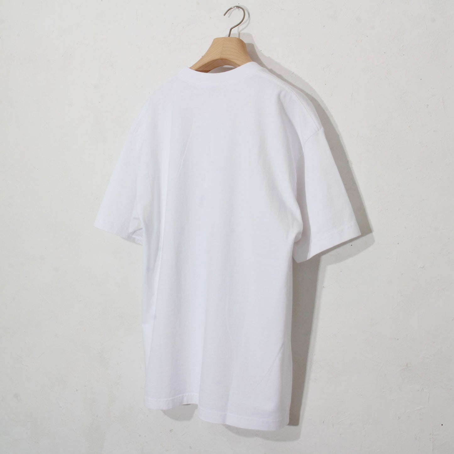 market print T-shirt / yarn  / wh