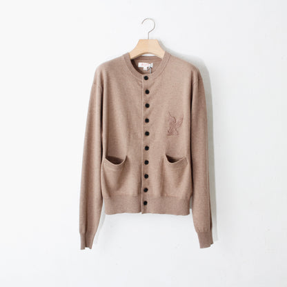10 BUTTONS CARDIGAN  / brown