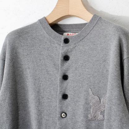 10 BUTTONS CARDIGAN /grey