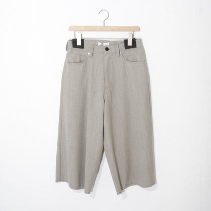 CANVAS SHORTS / white birch