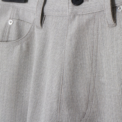 CANVAS SHORTS / white birch