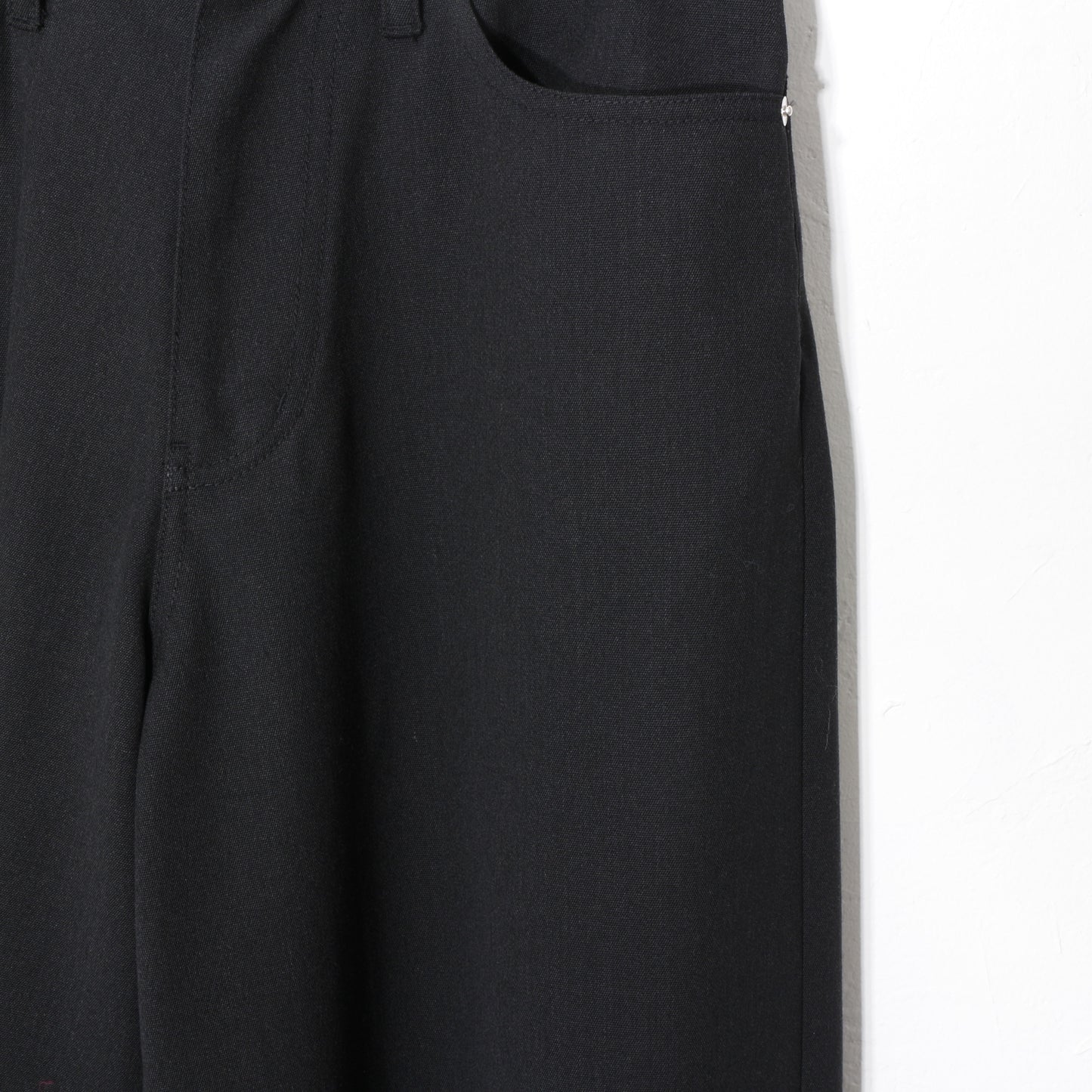 CANVAS SHORTS / black ebony