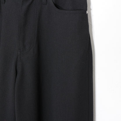 CANVAS SHORTS / black ebony