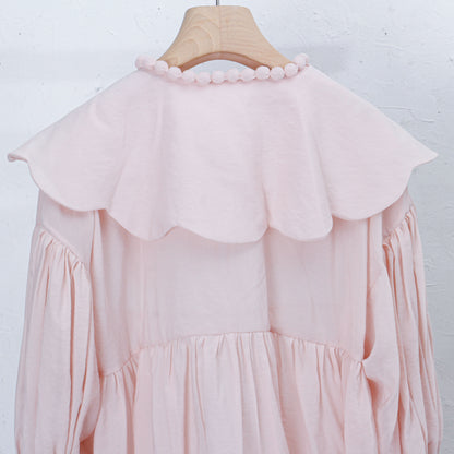 【custom order】natsumi osawa/pearl scalloped tunic※受注商品となります/9月2日(火）22:00締切となります