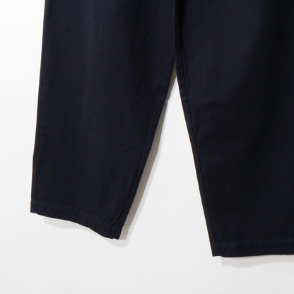 TWILL PLEATED PANTS　/ navy
