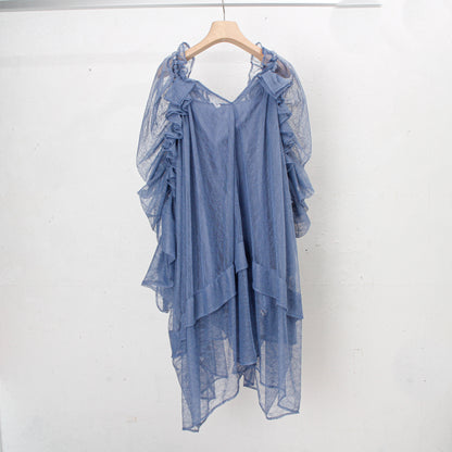 【custom order】natsumi osawa/papillon sleeve dress ※受注商品となります/9月2日(火）22:00締切となります