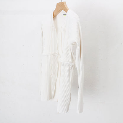 to do kotohayokozawa /CRISP ROPE CARDIGAN / white